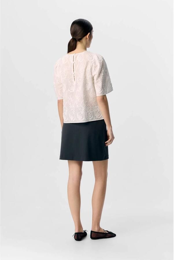 OBJECT Dames Tops & T-shirts Objmya 2 4 Re Top Wit - Foto 7