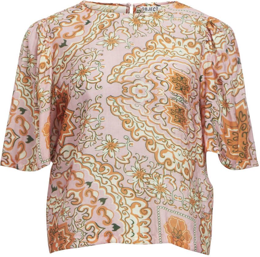 OBJECT Dames Tops & T-shirts Objholly S s Re Top 138 Multi - Foto 2