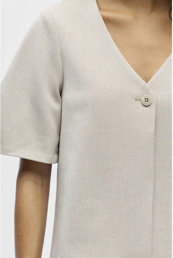 OBJECT Dames Truien & Vesten Objlisa S s Re Top Beige - Foto 6