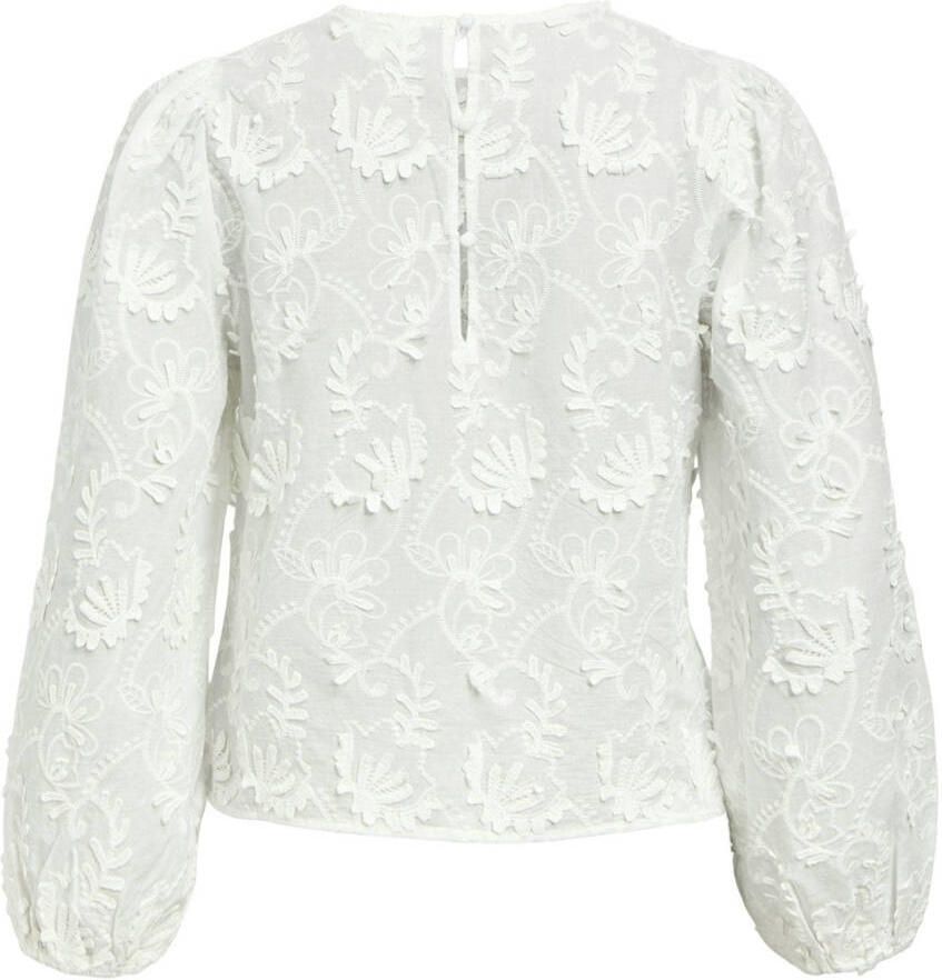 OBJECT Dames Blouses Objmya Re L s Top 137 Wit - Foto 7