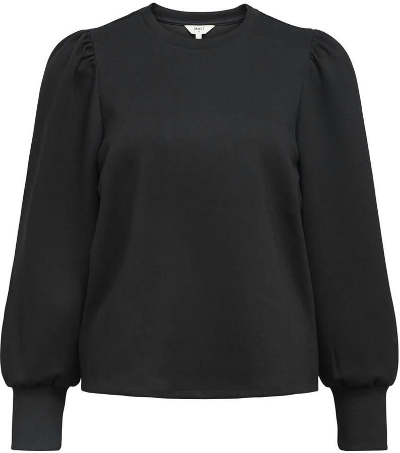 OBJECT Dames Truien & Vesten Objandrea Re L s O-neck Top Zwart - Foto 8