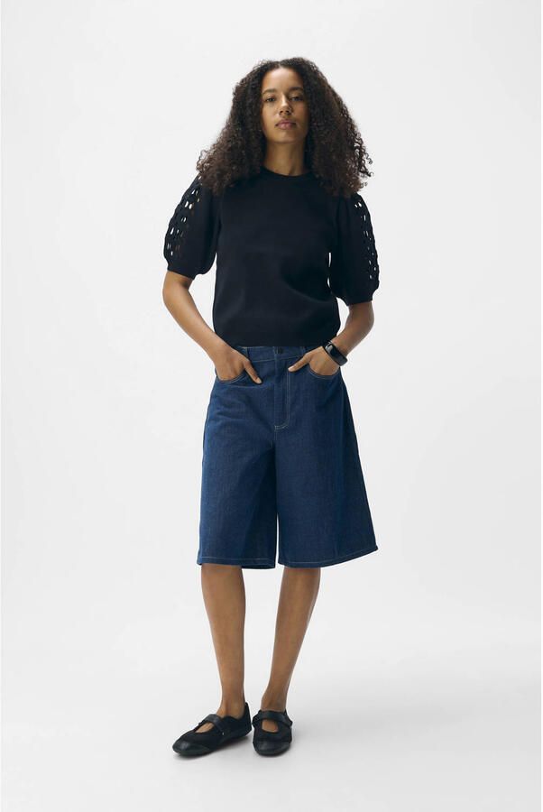 OBJECT Dames Truien & Vesten Objyuki S s Re Knit Pullover 140 Zwart - Foto 5