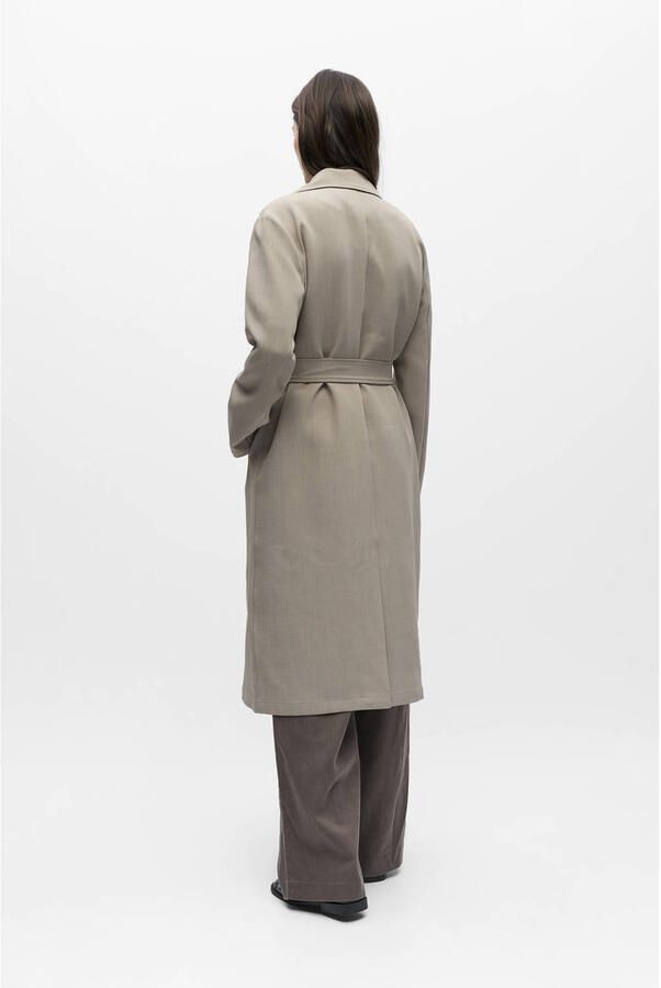 OBJECT Dames Jassen Objmarie Retrench Coat Taupe - Foto 7