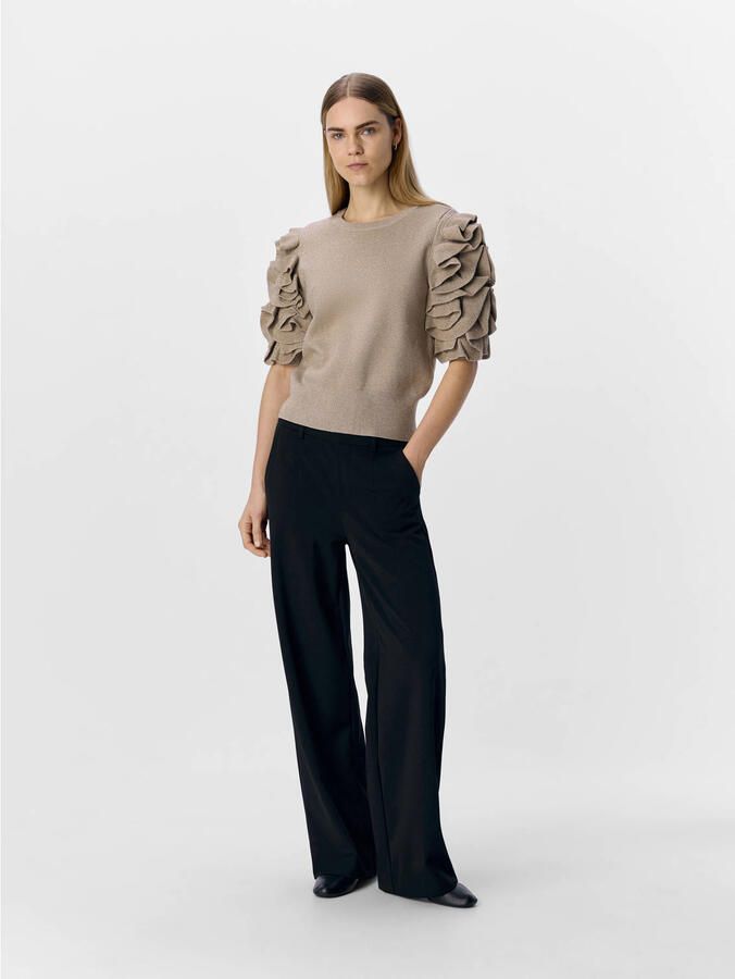 OBJECT Dames Truien & Vesten Objdiandra Knit 2 4 Re Pullover Beige - Foto 6