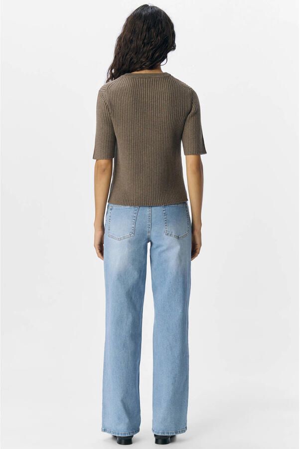 OBJECT Dames Truien & Vesten Objelva 2 4 Re O-neck Knit Bruin - Foto 6