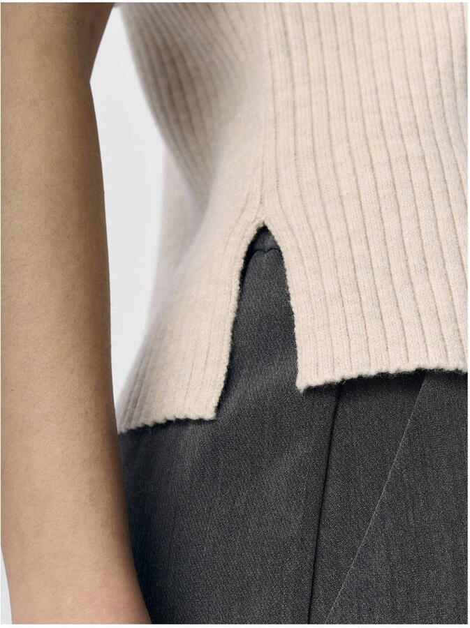 OBJECT Dames Truien & Vesten Objelva 2 4 Re O-neck Knit Beige - Foto 5