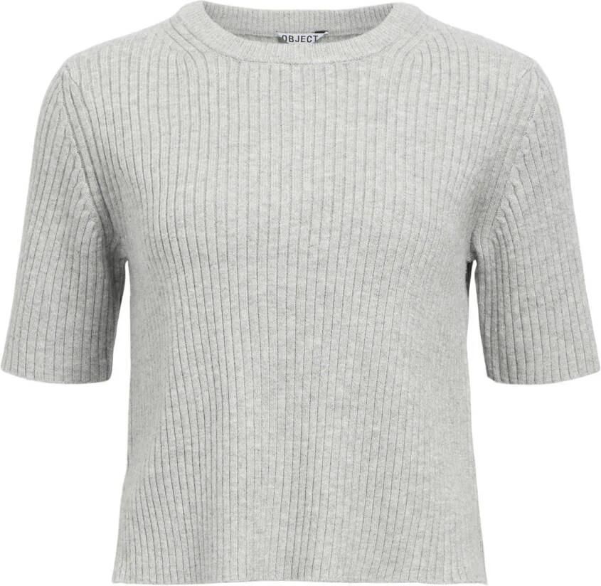 OBJECT Dames Truien & Vesten Objelva 2 4 Re O-neck Knit Grijs - Foto 7