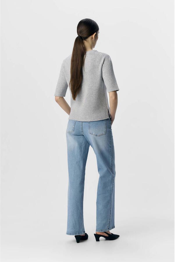 OBJECT Dames Truien & Vesten Objelva 2 4 Re O-neck Knit Grijs - Foto 6