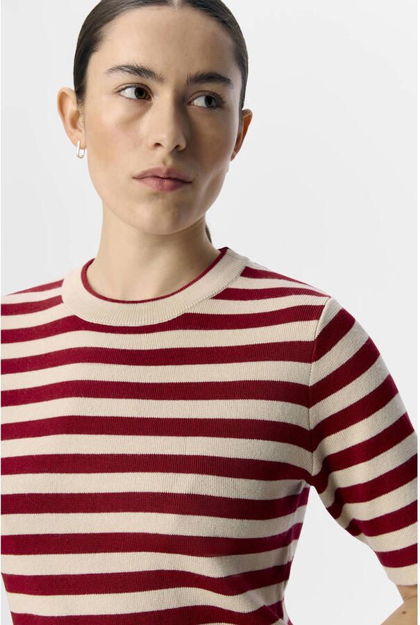 OBJECT Dames Truien & Vesten Objester S s New Knit Pullover Rood - Foto 5
