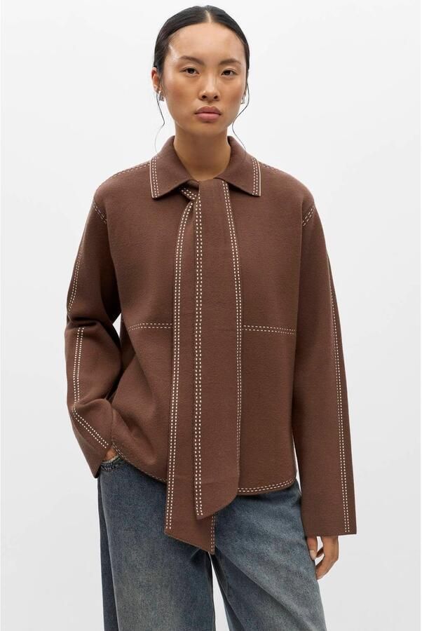 OBJECT vest bruin