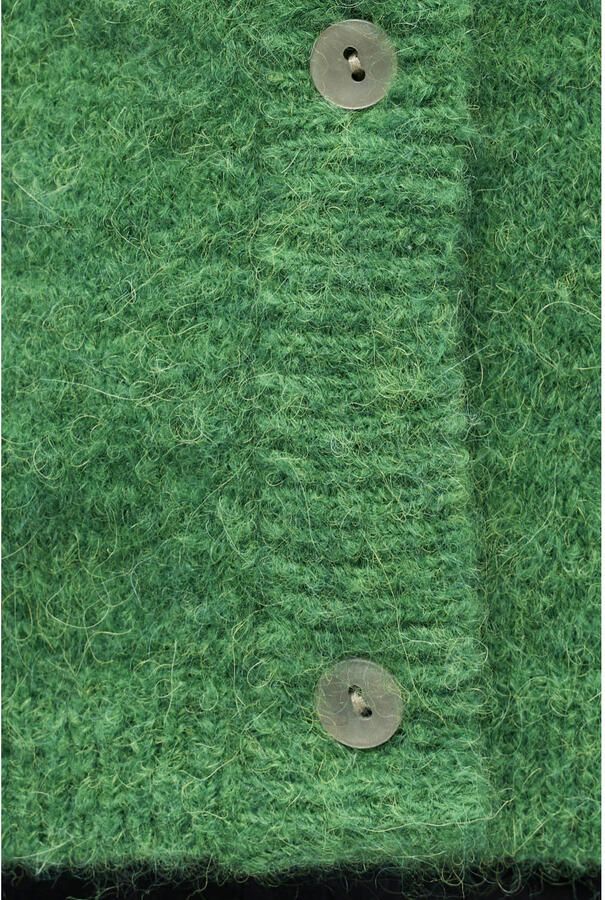 OBJECT vest groen gebreid - Foto 2
