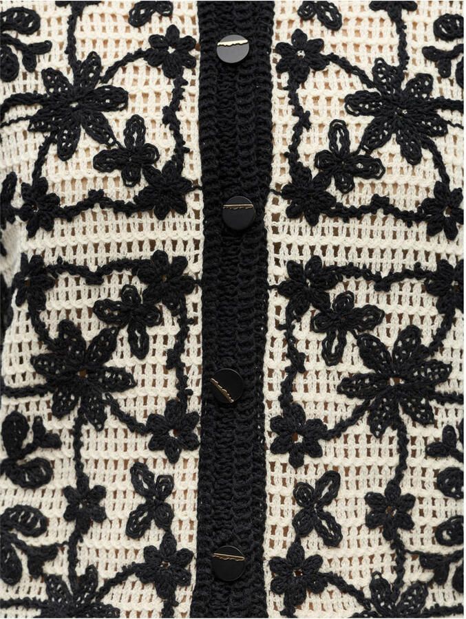 OBJECT Dames Truien & Vesten Objcari L s Re Cardigan Multi - Foto 6