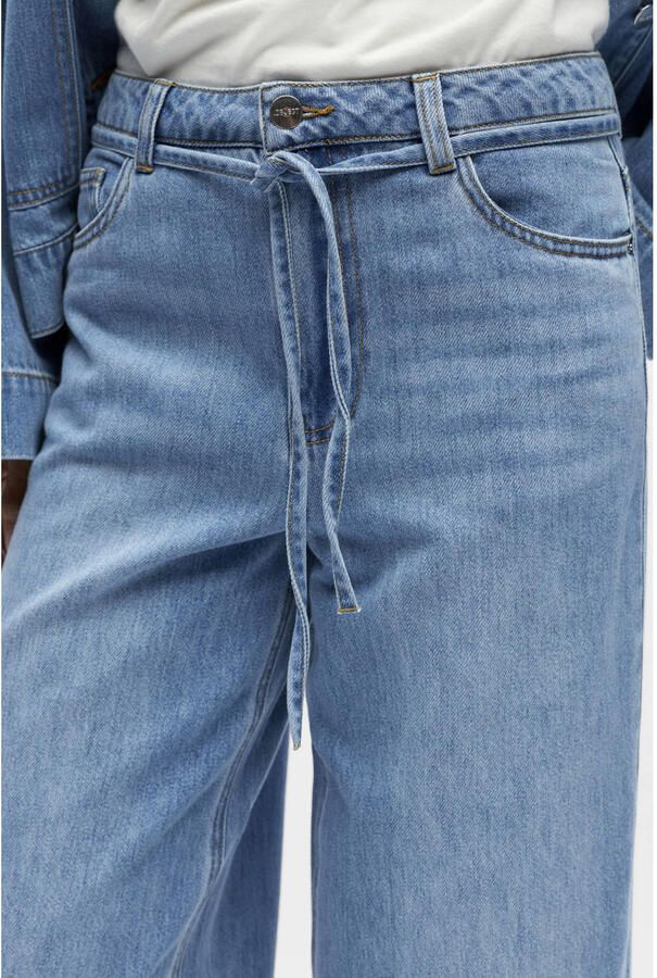 OBJECT Dames Jeans Objrosie Mw Wide Jeans Lichtblauw - Foto 6