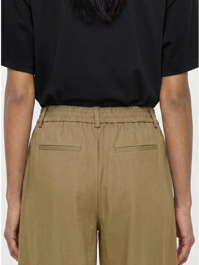 OBJECT Dames Broeken Objlisa Wide Pant Zand - Foto 6