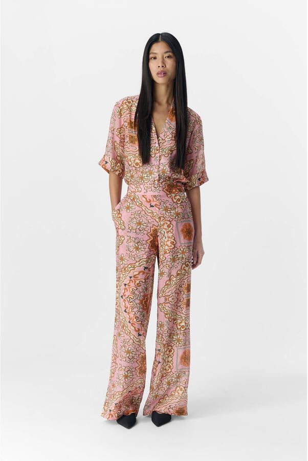 OBJECT Dames Broeken Objholly Hw Pant 138 Oranje - Foto 7