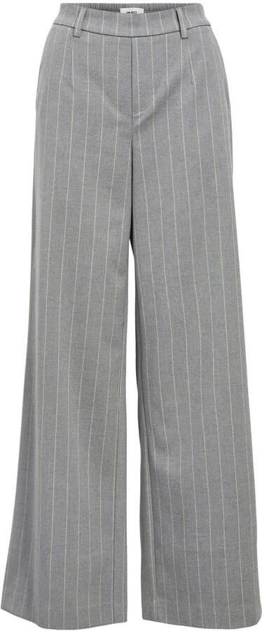 OBJECT Dames Broeken Objlisa Wide Pant Grijs - Foto 7
