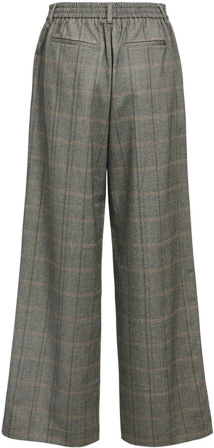 OBJECT OBJLISA wide leg regular waist pantalon grijs