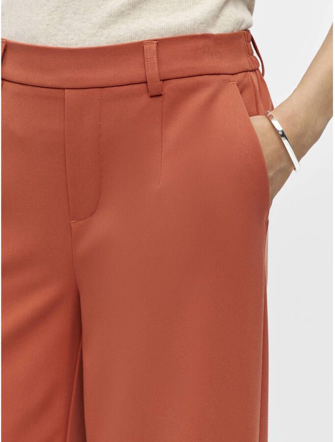 OBJECT wide leg regular waist pantalon - Foto 2