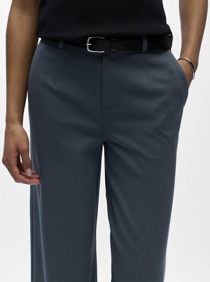 OBJECT Dames Broeken Objlisa Wide Pant Petrol - Foto 6