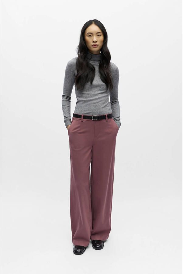 OBJECT wide leg regular waist pantalon - Foto 2