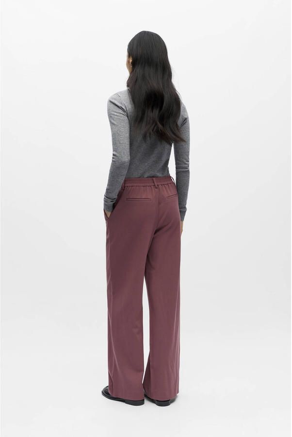 OBJECT wide leg regular waist pantalon - Foto 3