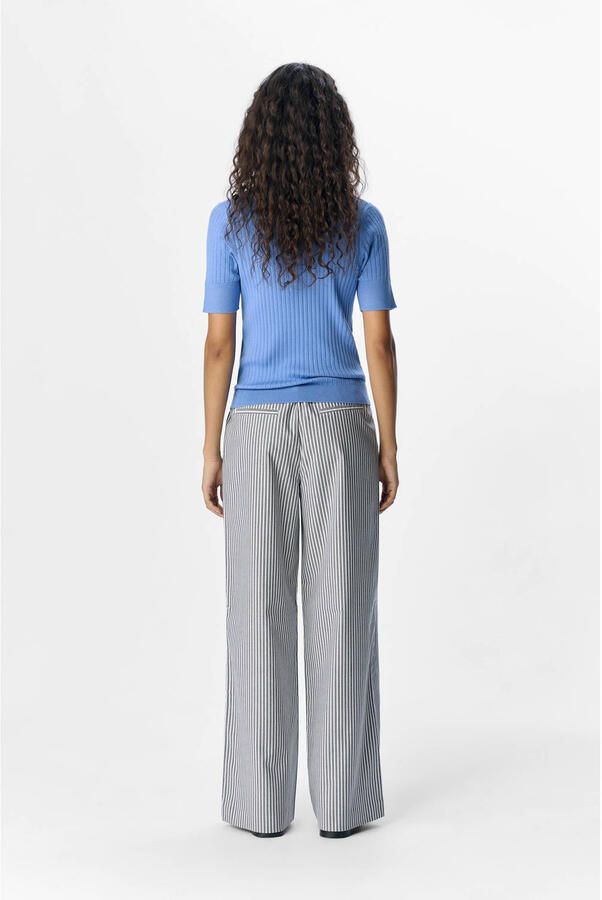 OBJECT OBJLISA wide leg regular waist pantalon wit - Foto 7