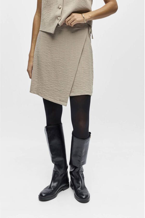 OBJECT wikkelrok taupe