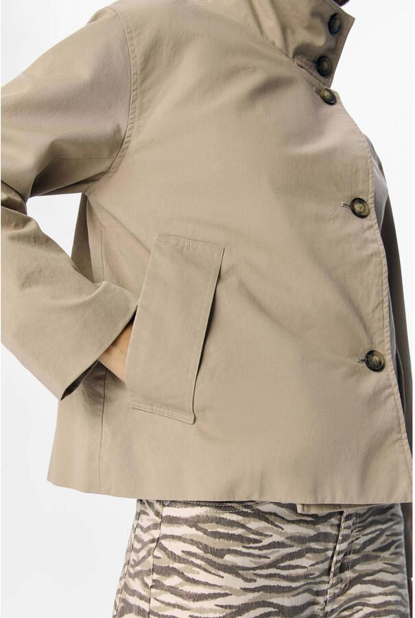 OBJECT Dames Jassen Objgro Re Short Jacket Taupe - Foto 6