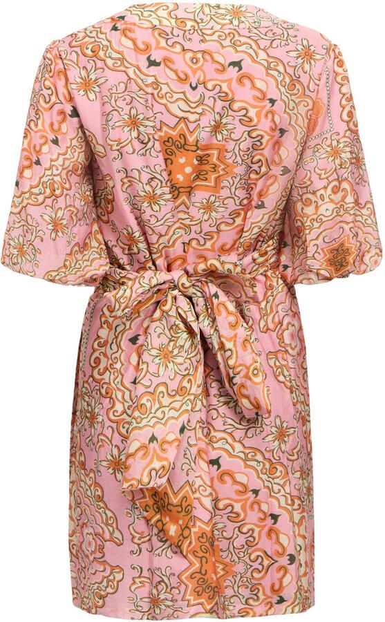 OBJECT Dames Jurken Objholly 2 4 Re Short Wrap Dress 138 Multi - Foto 7