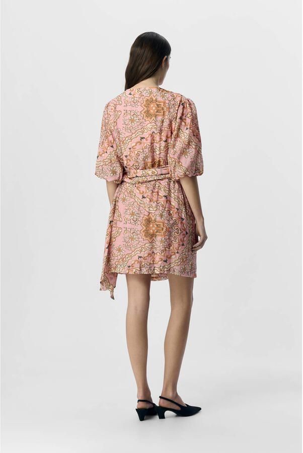 OBJECT Dames Jurken Objholly 2 4 Re Short Wrap Dress 138 Multi - Foto 6