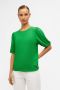 OBJECT Dames Tops & T-shirts Objjamie S s Top Groen - Thumbnail 2