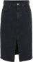 OBJECT Dames Rokken Objharlow Midi Denim Skirt Noos Zwart - Thumbnail 2