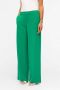 OBJECT wide leg pantalon OBJLISA van gerecycled polyester turquoise - Thumbnail 2