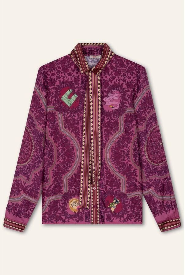 Oilily blouse met print paars
