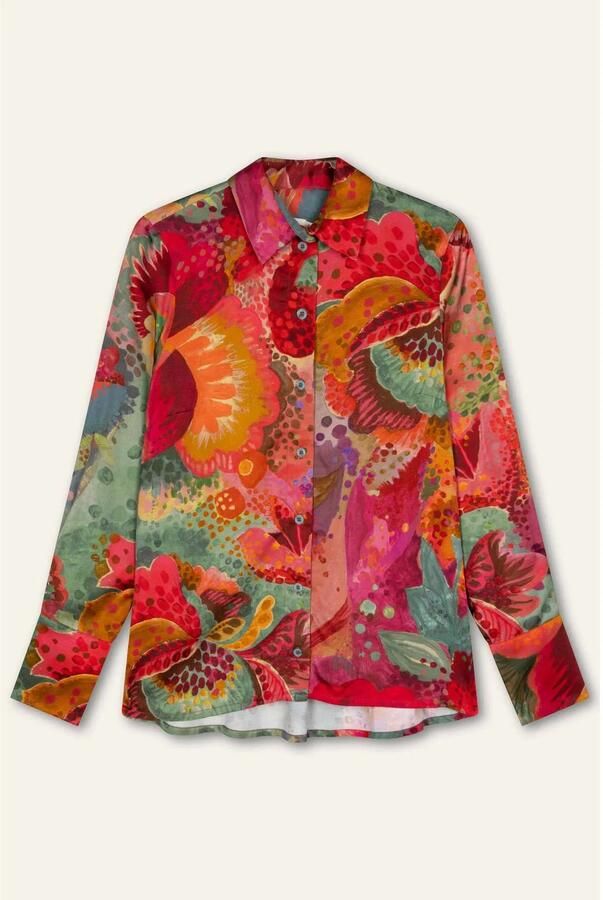 Oilily gebloemde blouse meerkleurig - Foto 2
