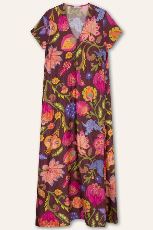 Oilily gebloemde maxi jurk multi - Foto 3