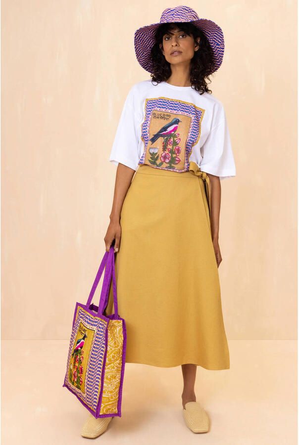 Oilily maxi rok geel - Foto 3