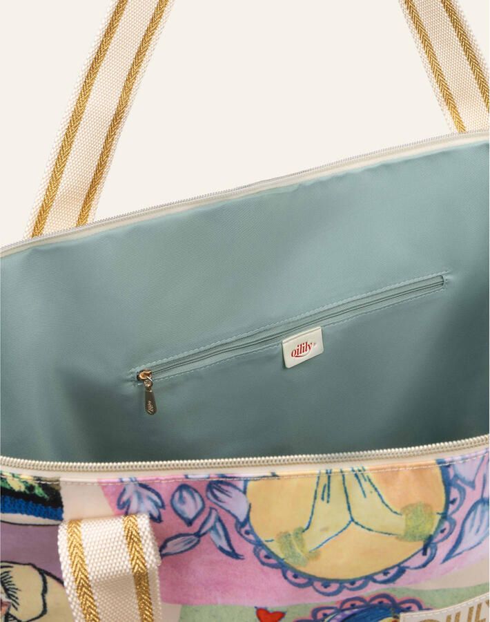 Oilily shopper Sabina XXL beige - Foto 2