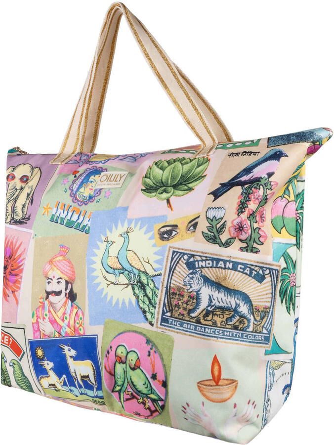 Oilily shopper Sabina XXL beige - Foto 3