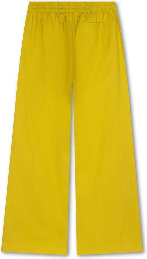 Oilily wide leg regular waist broek groen
