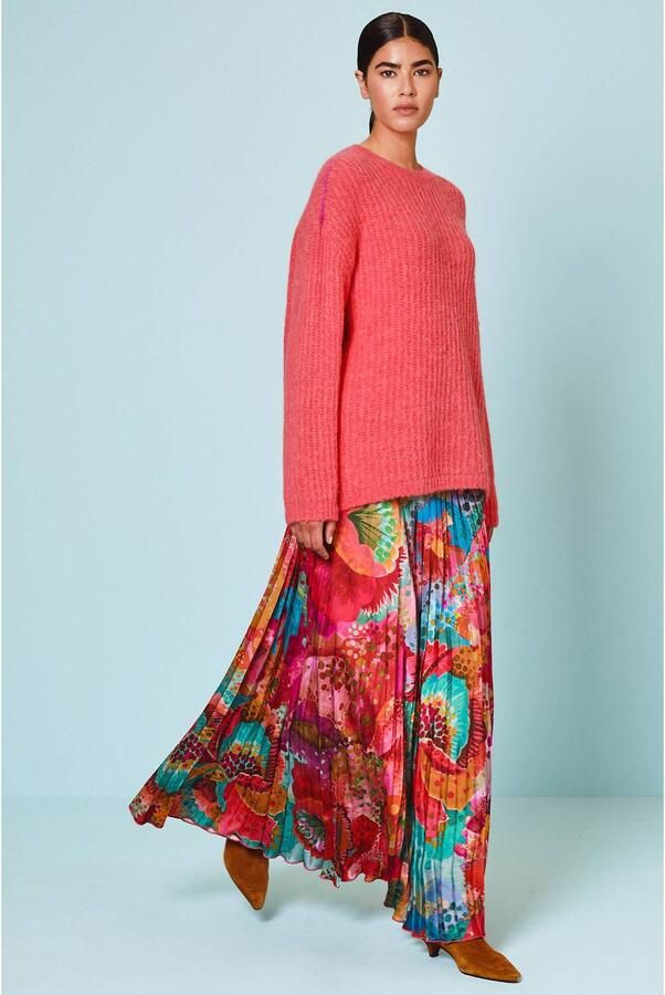 Oilily wollen gebreide trui rood