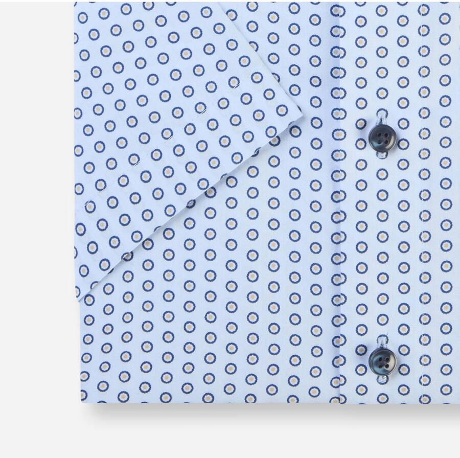 OLYMP Overhemd met korte mouwen Luxor modern fit met modieuze print - Foto 1