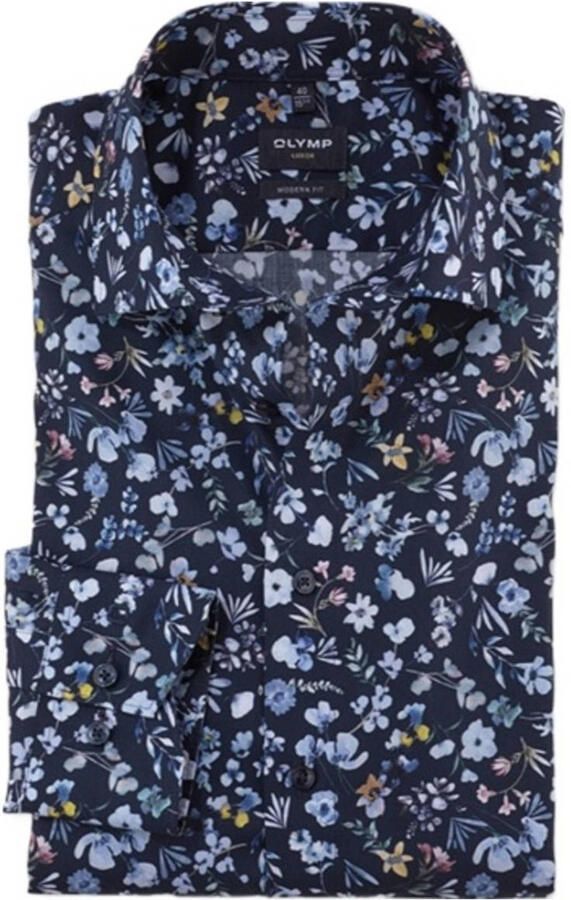 Olymp Regular fit zakelijk overhemd met kentkraag - Foto 3