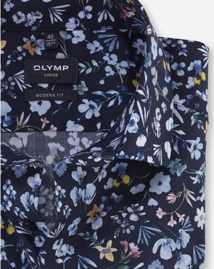 Olymp Regular fit zakelijk overhemd met kentkraag - Foto 2