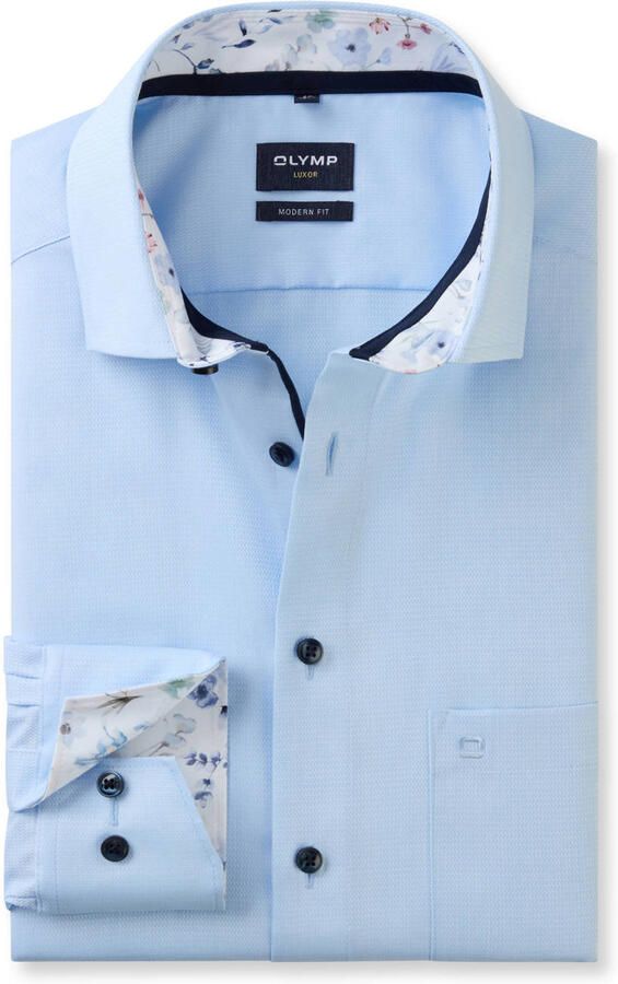 Olymp Modern fit zakelijk overhemd met knoopsluiting - Foto 3