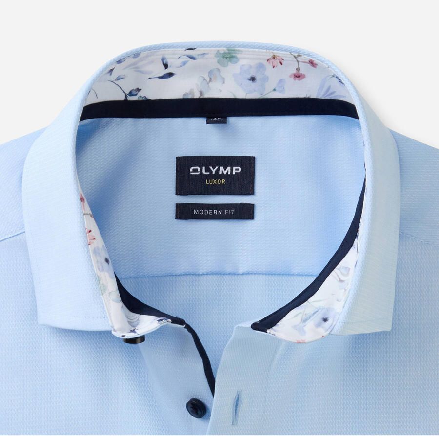 Olymp Modern fit zakelijk overhemd met knoopsluiting