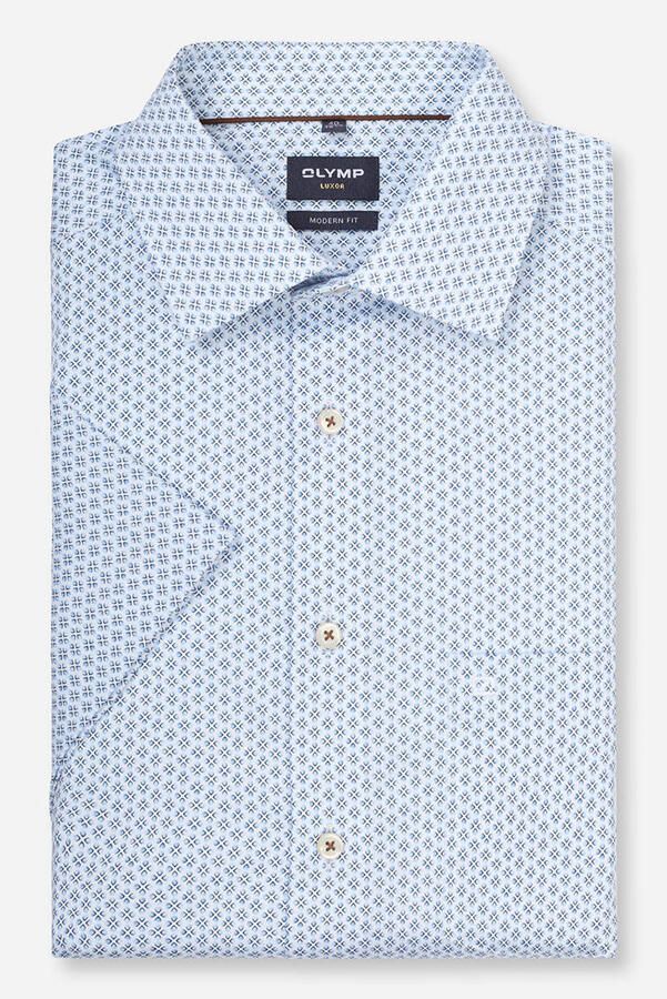 Olymp comfort casual overhemd lichtblauw