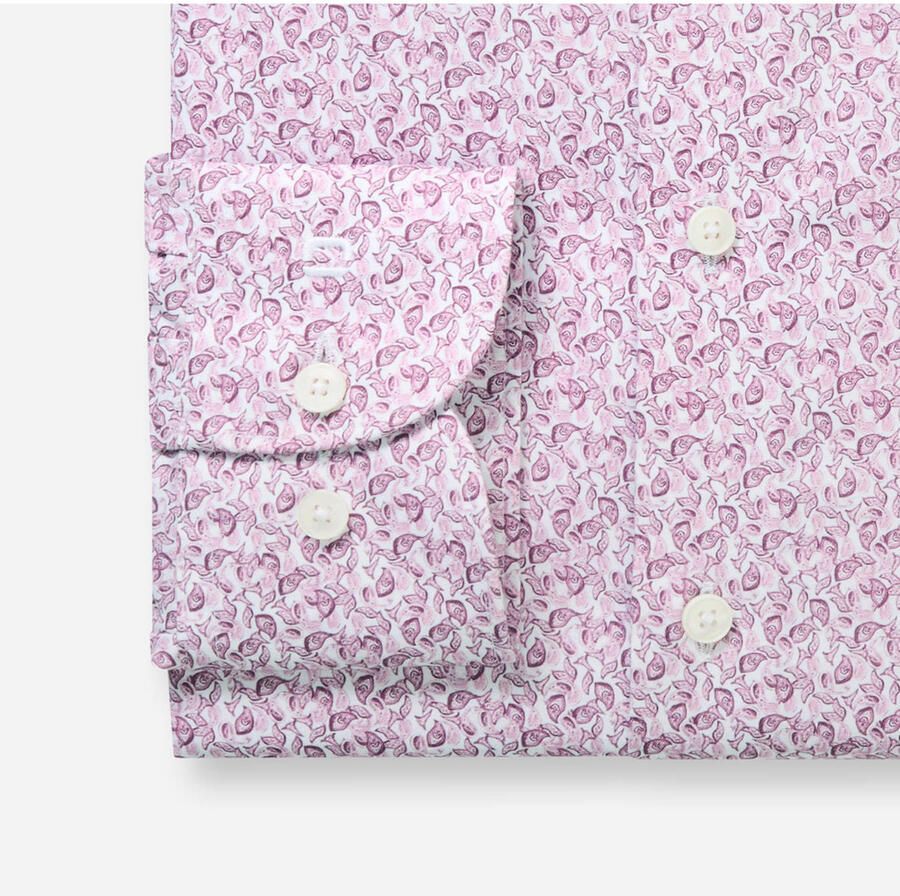 Olymp comfort casual overhemd roze - Foto 2