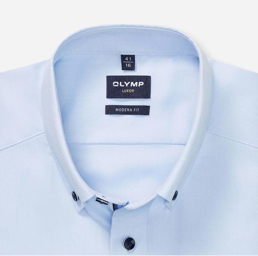Olymp Modern fit zakelijk overhemd met button-downkraag - Foto 2