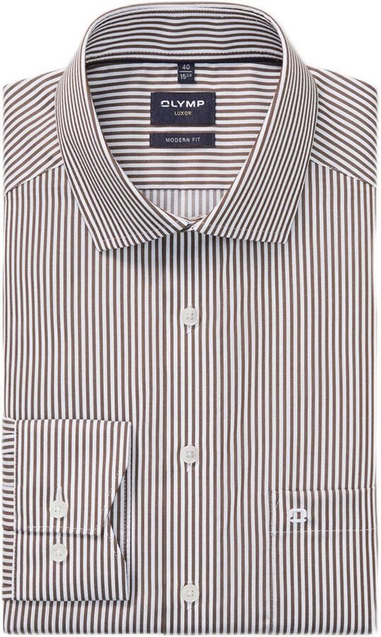 Olymp Modern fit zakelijk overhemd met kentkraag model 'Global Kent' - Foto 3